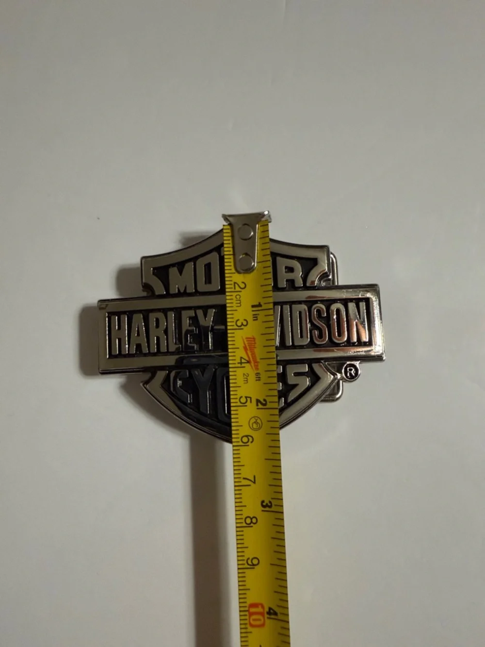 Vintage Harley-Davidson Black and Silver Bar & Shield Belt Buckle 2005 HD. NWOT